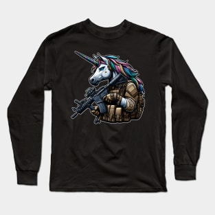 Tactical Unicorn - Star Long Sleeve T-Shirt